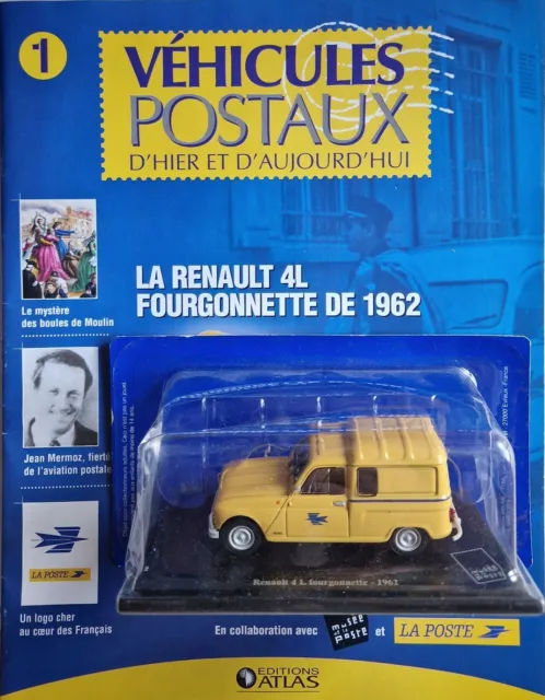 Norev 1/43 - La poste PTT 01 - Renault 4L fourgonnette