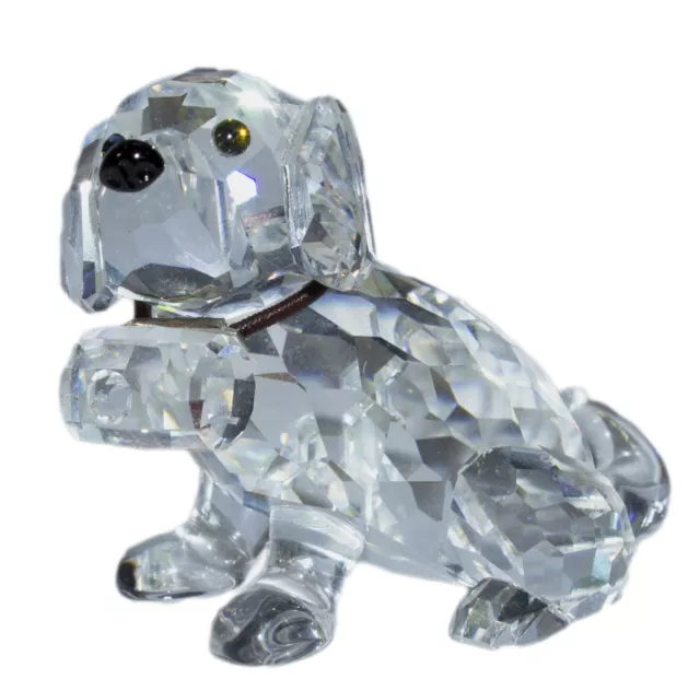Swarovski Crystal Figurine, St Bernard Puppy, (201111) 1.5" MIB