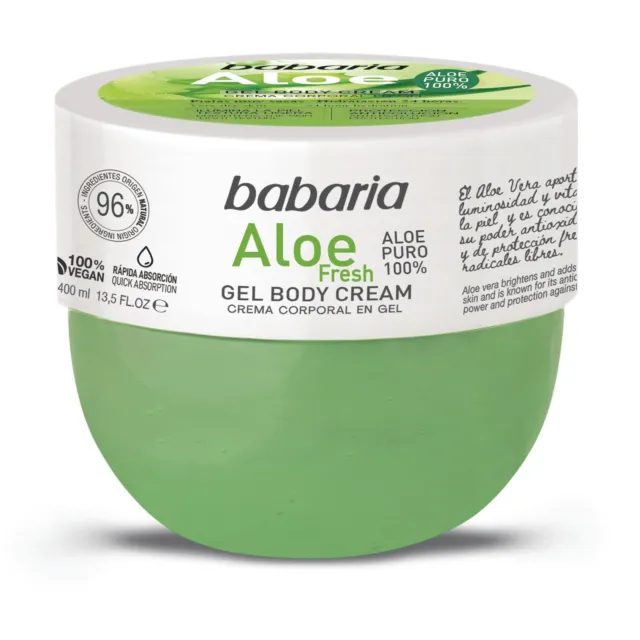 Babaria Aloe Fresh Body Cream Gel / After Sun Gel 400ml