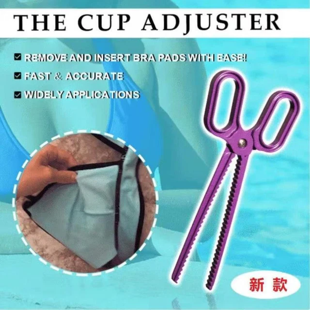 PORTABLE BRA CUP Adjuster Chest Pad Scissors Multiple Uses Bra Pad Clip