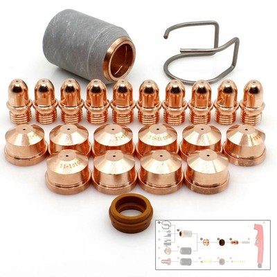 Nuovissima elettrodo suggerimento Cup apc-70hf 70 AMPERE Cutter ugello BRUCIATORE Plasma 