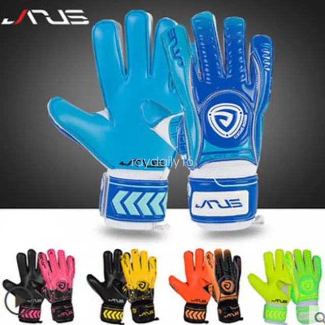 Janus Goalkeeper Gloves 4mm Latex Soccer Goalie Keeper GK Finger Pro Protect