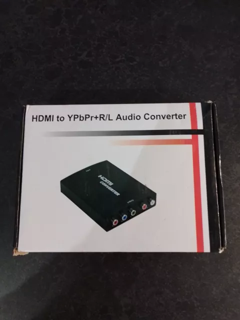 HDMI to YPBPr+R/L Audio Video converter adapter