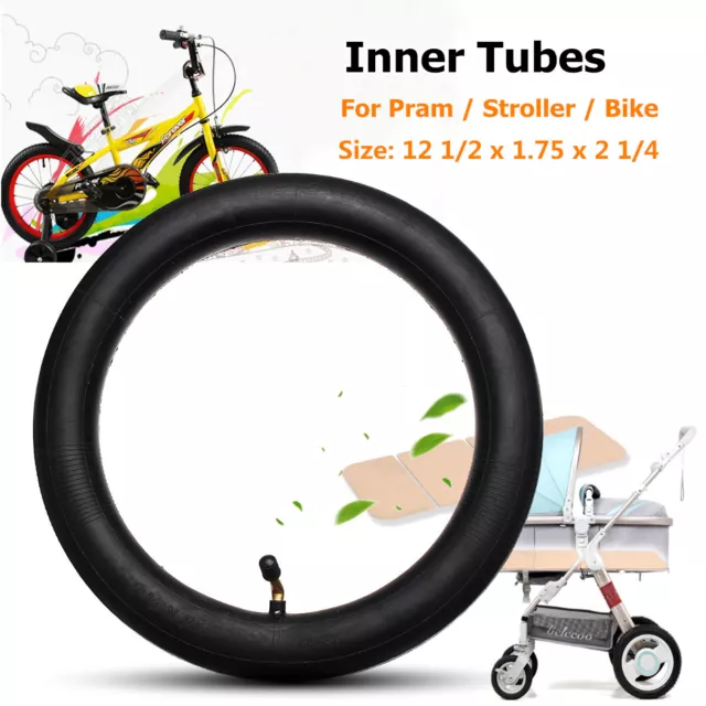 Inner Tube Bent Valve For HOTA Pram Stroller Kid Bicycle 12.5''x1.75x2.25'' 2