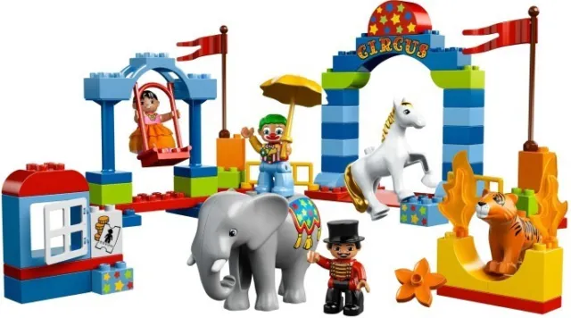 Lego Duplo 10504 le cirque avec les animaux complet