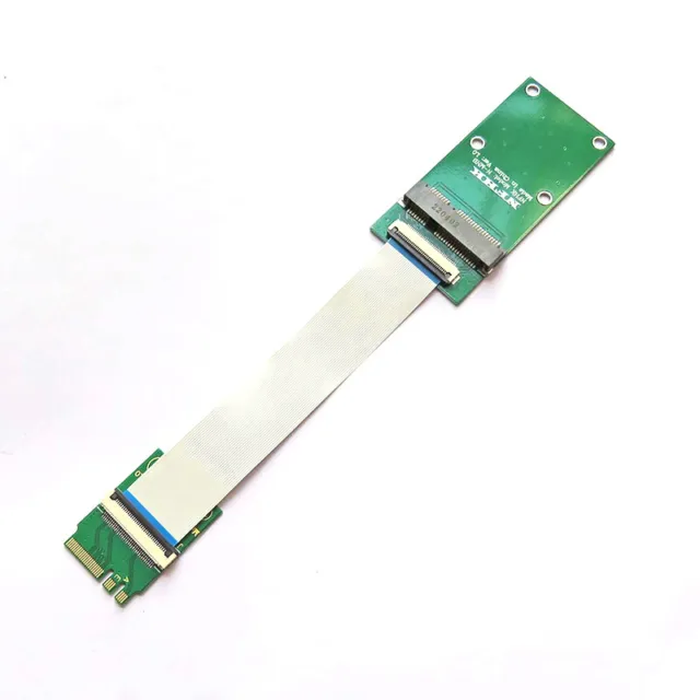 Mini PCIe to Mini PCIe Mini PCI-E Extender FPC Network Card Extend SSD Ext=y=
