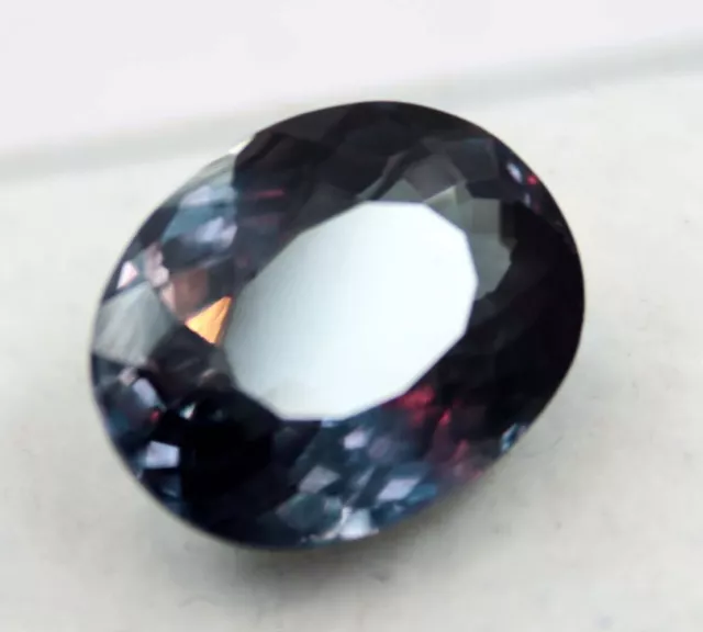 11 CT Natural Alexandrite Loose Gemstone Oval Cut Changement de couleur... 2