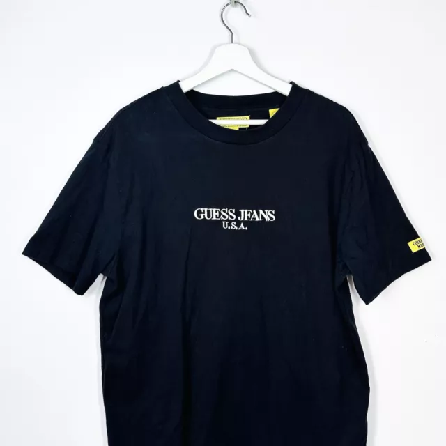 Guess x chinatown market x clearance smiley big question logo tee
