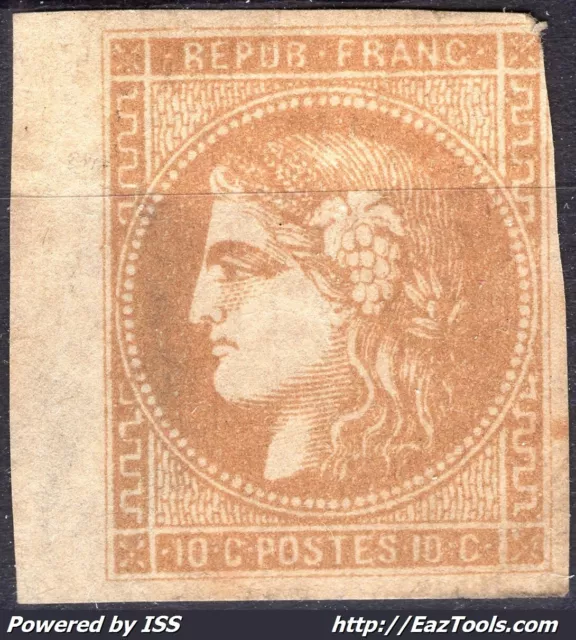 France  Bordeaux N° 43A Neuf * Avec Charniere En Bdf Cote 1250€ A Voir