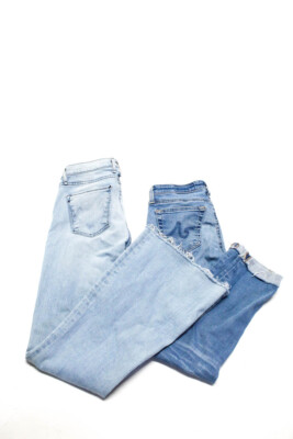&DENIM WOMENS ULTRA High Waist Mom Jeans Blue Cotton Size 6 $32.99 ...