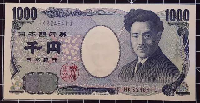 2004 Japan 1000 Yen Mt Fuji Unc  Paper Foriegn Banknotes