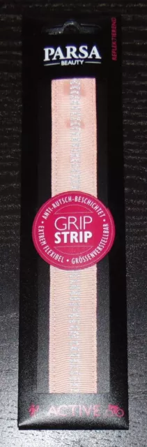 Parsa beauty Haarband grip strip reflektierend rosa mit Anti-Rutsch Beschichtung