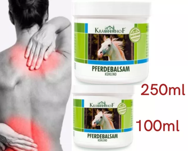 Krauterhof Massage Gel  Arnica Horse Chestnut Joint Muscle Pain