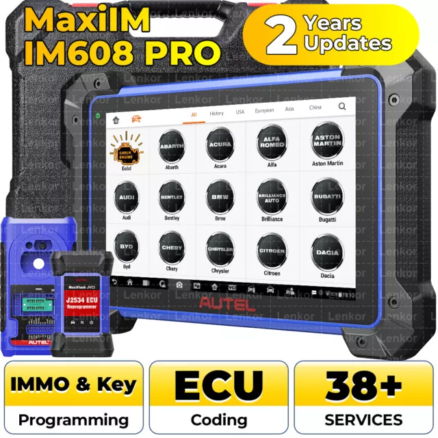 2024 Autel MaxiIM IM608 Pro XP400 PRO Auto OBD2 Diagnostic Programmation Clé écu