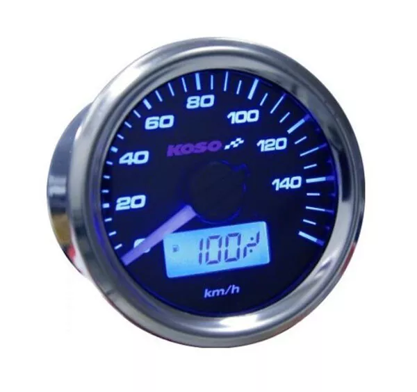 Koso D48 GP Style Tachometer max. 160 km/h + mph Tankuhr uvm. BA485B73