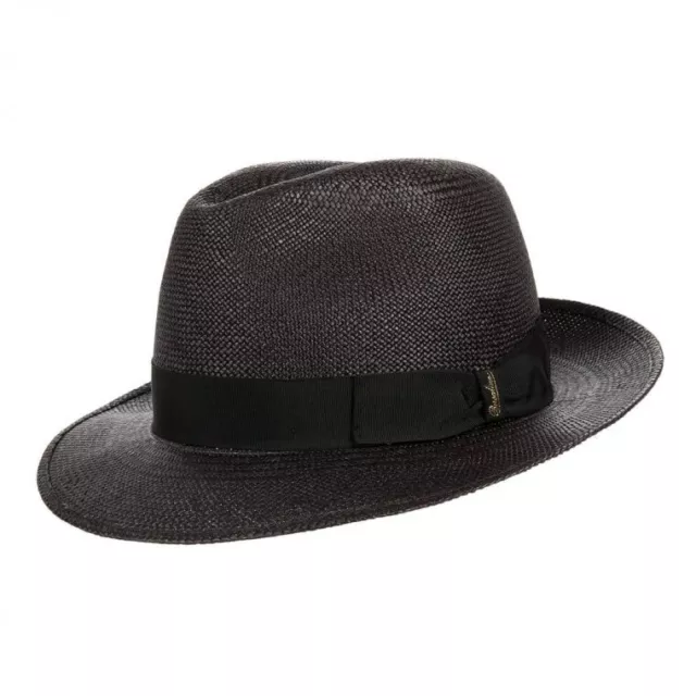 Borsalino Panama Nero – Made in Italy – Limited Edition – 2-1/2″ Brim