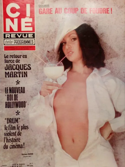 MAGAZINES / MAGAZINE / CINÉ REVUE 57e ANNÉE N°1 06 JANVIER 1977