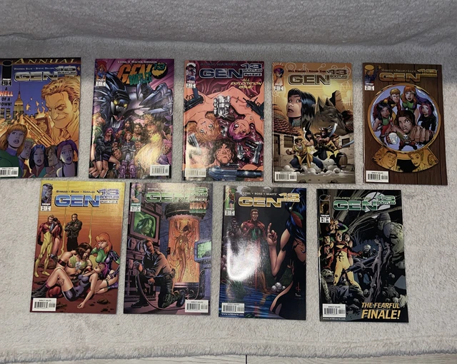 Image comics Gen 13  Bootleg 4 9 13 14 15 16 19 20 Annual 1 Lot Of 9 NM