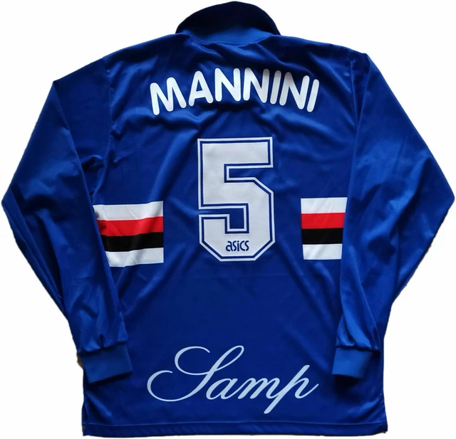 MAGLIA SAMPDORIA ASICS 1996 1997 Mannini jersey football SERIE A