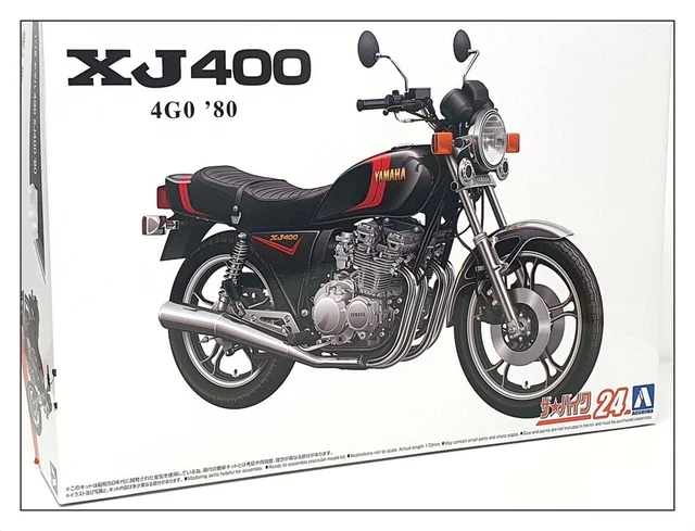 Maquette Aoshima 1/12 – Kawasaki KZ400E / Z400FX 1979, Kit Non Monté (063682)