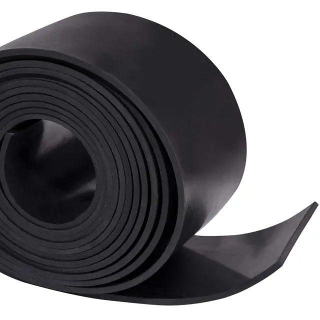 Rubber Gasket Sheet Material 1/8 (.125) Inch T X 3 Inch W X 10 Feet, for Sealing