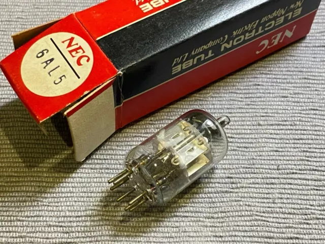 1pcs - NEC 6AL5 Vacuum Tube NOS NIB