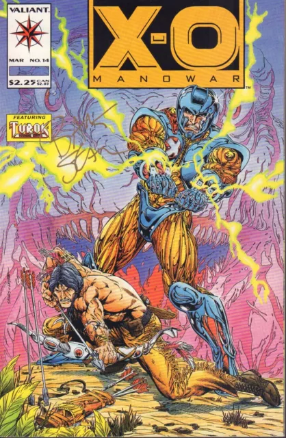 X-O Manowar No.14 Signed Bart Sears Valiant Comics w/COA 100317DBC