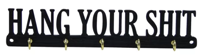 Hang Your-Shit Funny Key Rack Hanger Holder Entryway Organizer Hooks Decor