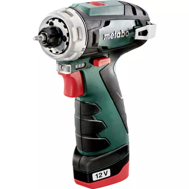 Metabo POWERMAXX BS BASIC 600984500 Akku-Bohrschrauber  12 V 2.0 Ah Li-Ion in...