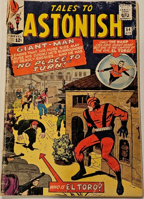 Tales To Astonish #54 Apr 1964 Ant-Man & The Wasp - Complete Lower Grade