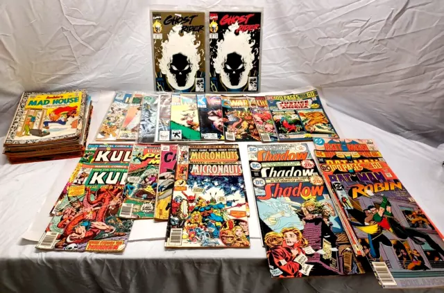 Vintage Lot 50 Assorted Silver-Bronze-Copper Age Comic Books-Please See Photos