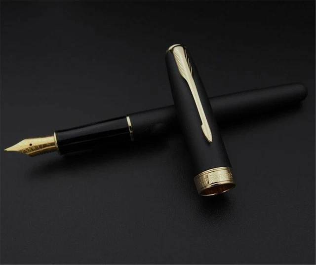 Outstanding Matte Black Parker Pen Sonnet Series Medium (M) Nib Fountain Pen