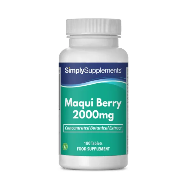 Bacche di maqui 2000 mg - 180 Compresse - SimplySupplements
