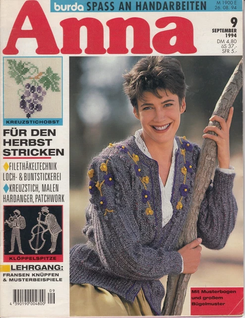 Handarbeitszeitschrift Anna SPASS AN HANDARBEITEN - Herbst