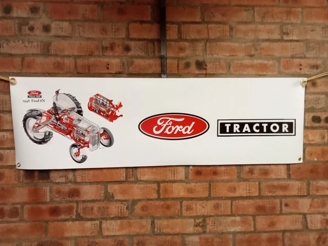 FORD 8N TRACTOR   large pvc WORK SHOP BANNER
