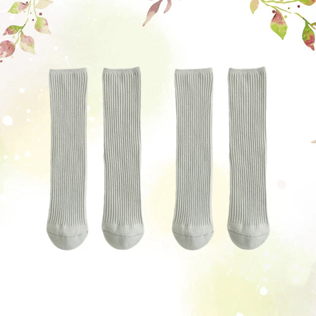 2 Pairs Casual Cotton Socks Anti Slip Socks Kids Cotton Socks Calf Socks 10