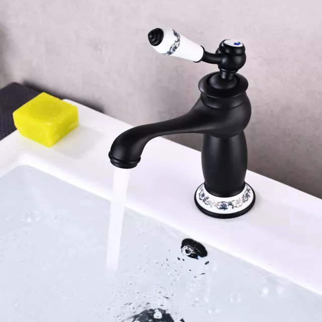 Grifo de lavabo vintage retro grifo Amatur + mangueras DE