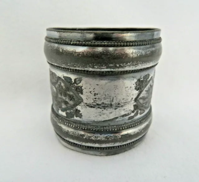 Antique Victorian Silver Plated Napkin Ring ~ No Monogram