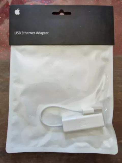 Cable Adaptateur USB Ethernet Adapter - Apple A1227 Officiel MC704ZM/A - NEUF