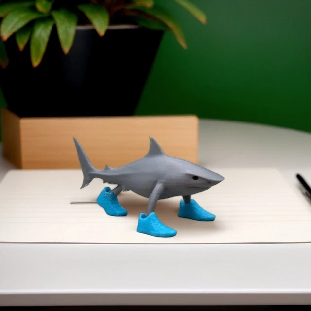 TRALALERO TRALALA VIRAL Meme Funny Shark With Shoes Decorative