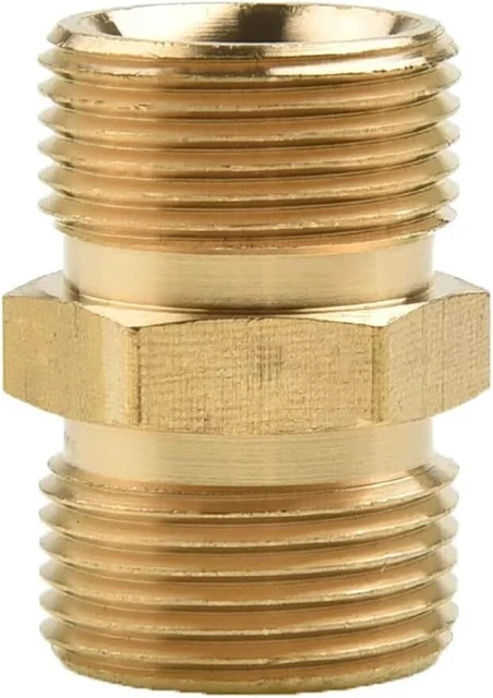 QUARKZMAN Schlauchverbinder Messing 1/2" NPT - Kupplung Für Wasser, Luft & Kraftstoffleitungen