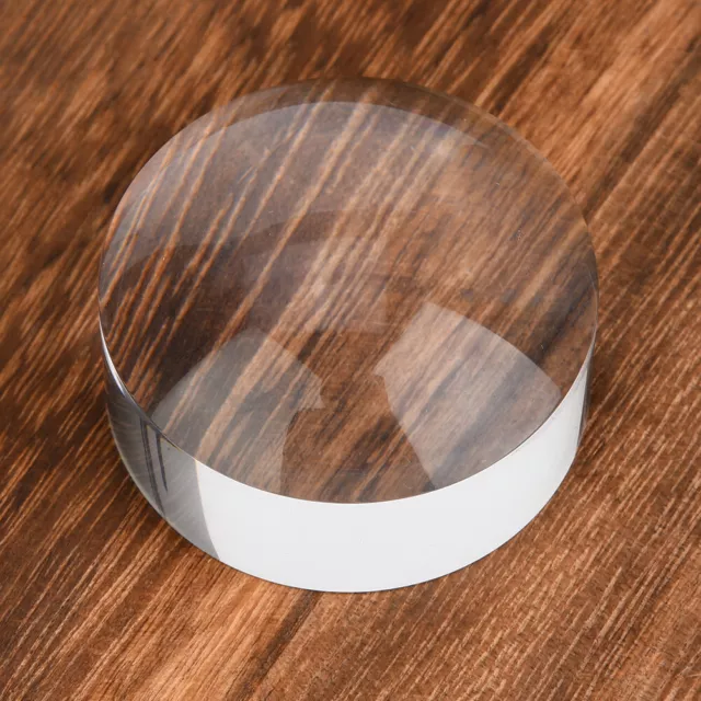 Dome Magnifier 8X With Magnifying Glass With Acrylic Optical Half Sphere Lens