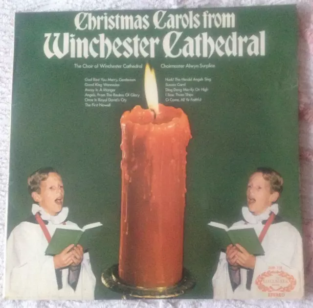 VINYL CHRISTMAS CAROLS from WINCHESTER CATHEDRAL LP ALBUM 12" RECORD