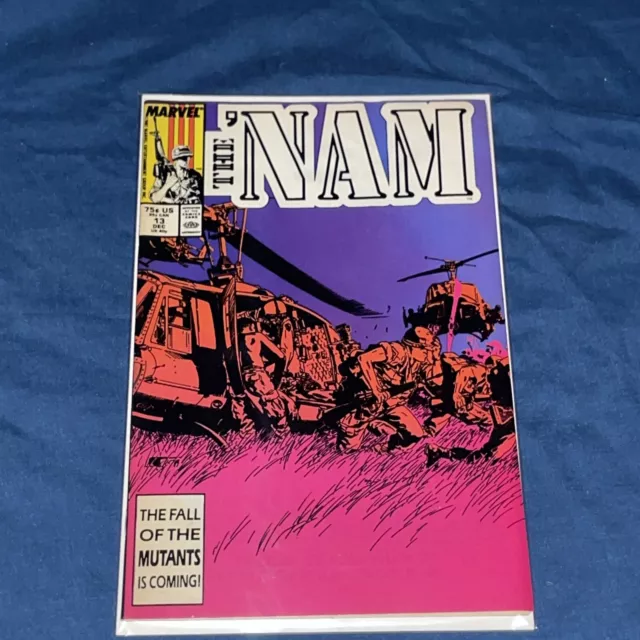 Marvel Comics THE 'NAM #13 December  1987  VF+  Boarded/Bagged !