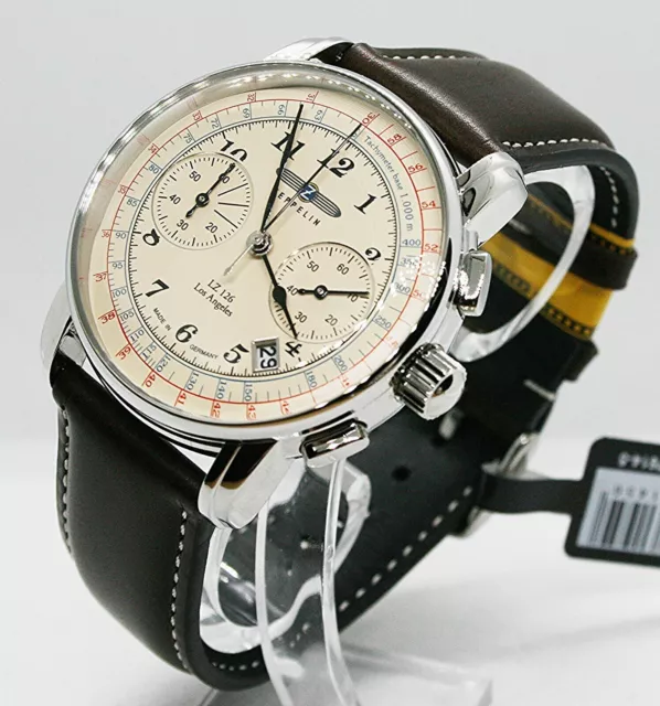 ✅ Zeppelin LZ126 Los Angeles 7614-5 Herrenuhr Chronograph  ✅