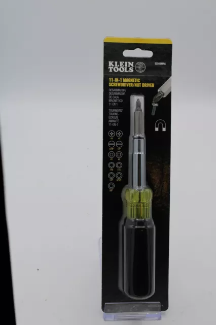 Klein Tools 32500MAG Magnetic Multi-Bit/Nut Driver (11-in-1) | BRAND NEW