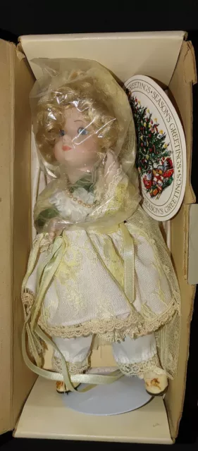 Marie Osmond Miracle Children Melinda Playing Bride 9" Full Body Porcelain Doll