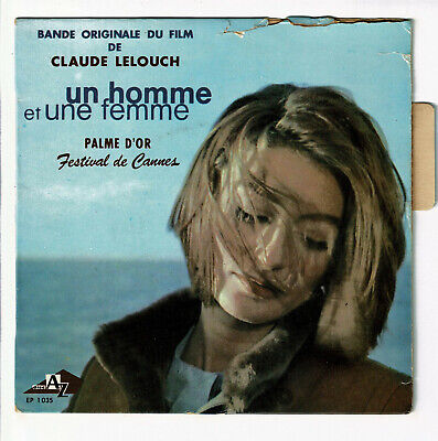 Un Homme E Donna Pellicola B.O.Vinile 45 Giri EP 7 " Claude Lelouch Nicole