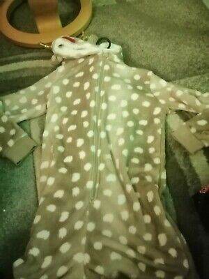 Bnwt Age 13-14 Girls All In One Reindeer Leisure Suit