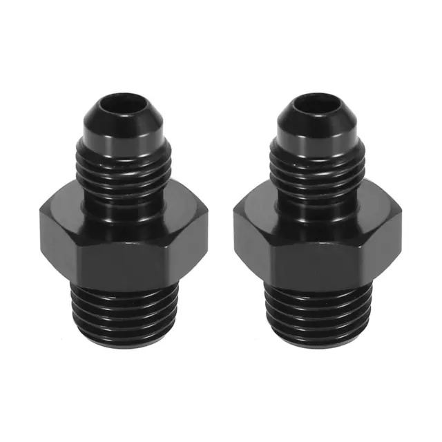 2 Stück AN4 auf 1/4" NPT Stecker Auto Flare Reduzierstück Fitting Adapter